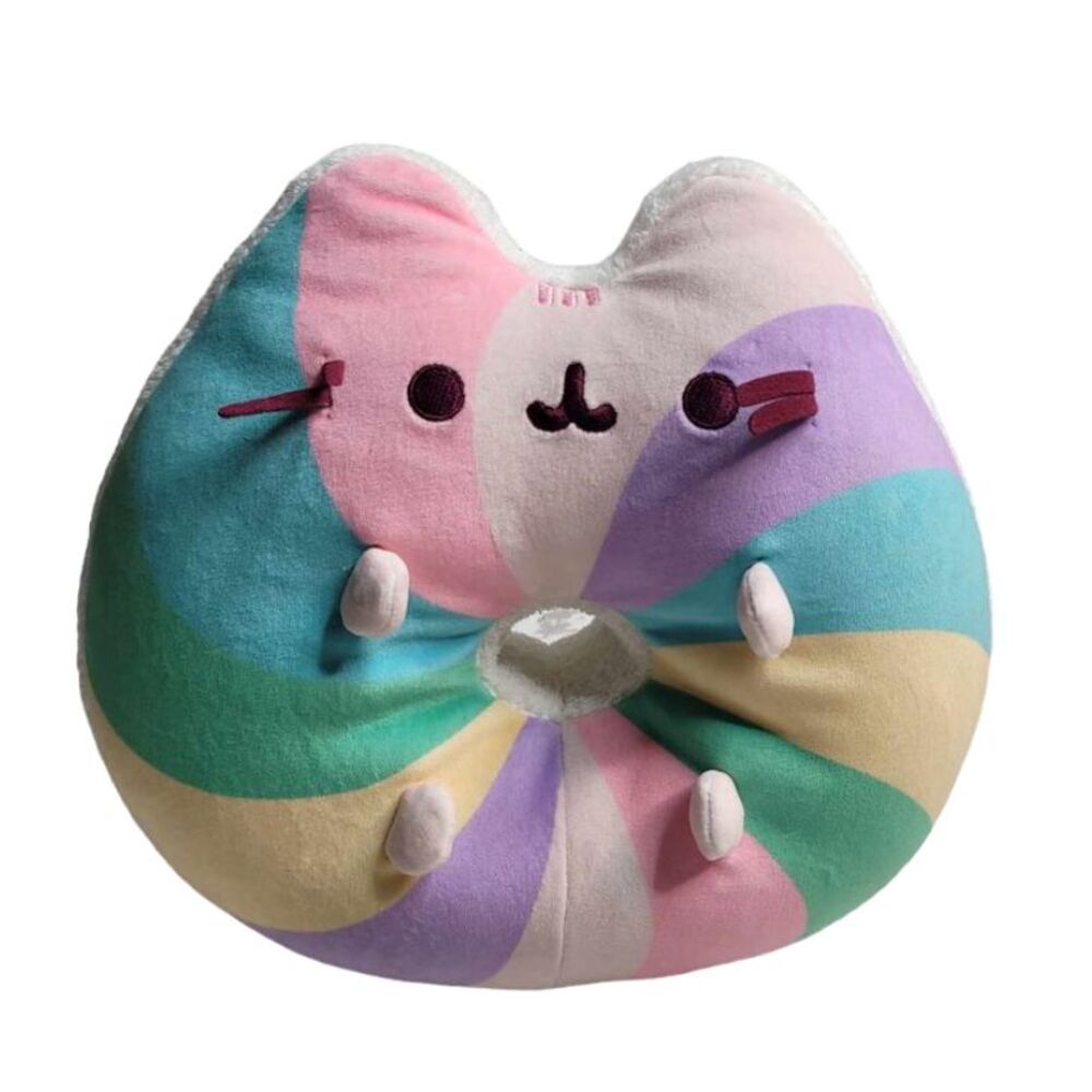 3278‎ Large Pusheen Donut Plush Toy